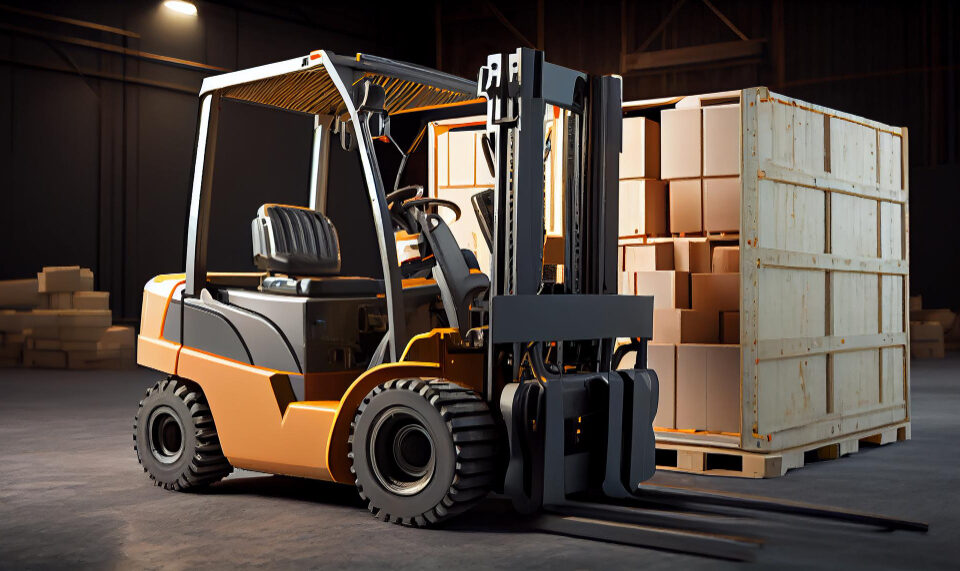 antes de usar una carretilla elevadora